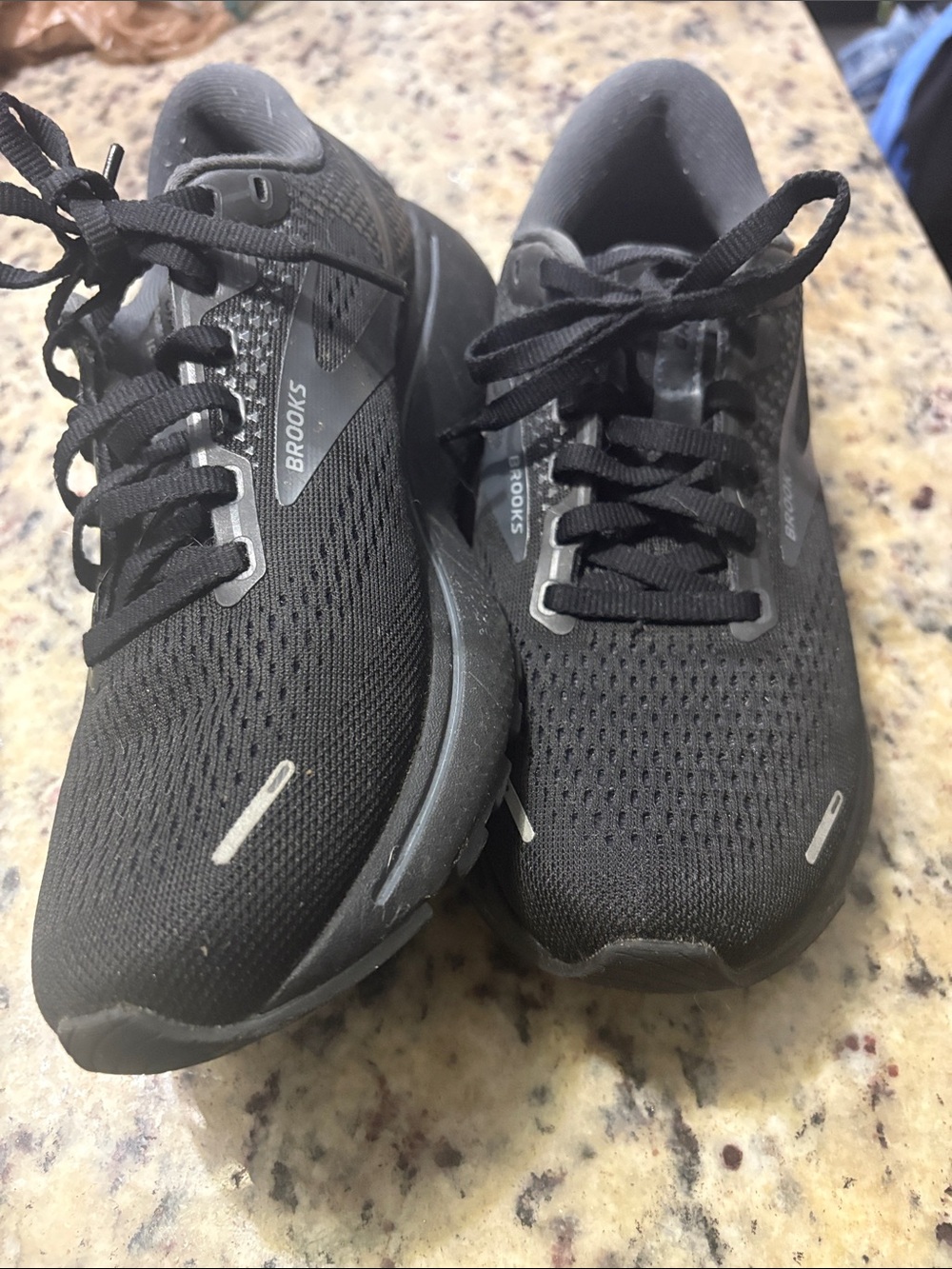 Brooks Ghost 14Men's Black Running Shoes - Lightweight Comfort